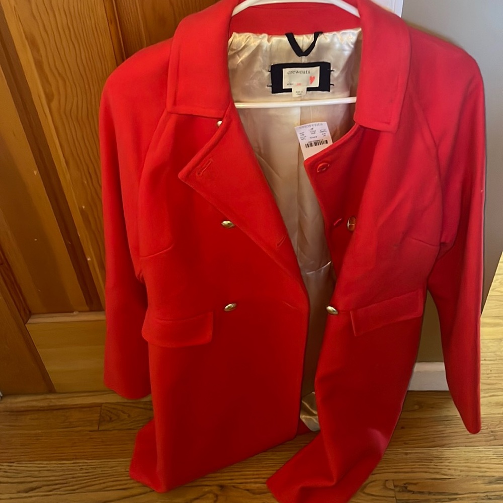 Kids red j crew jacket